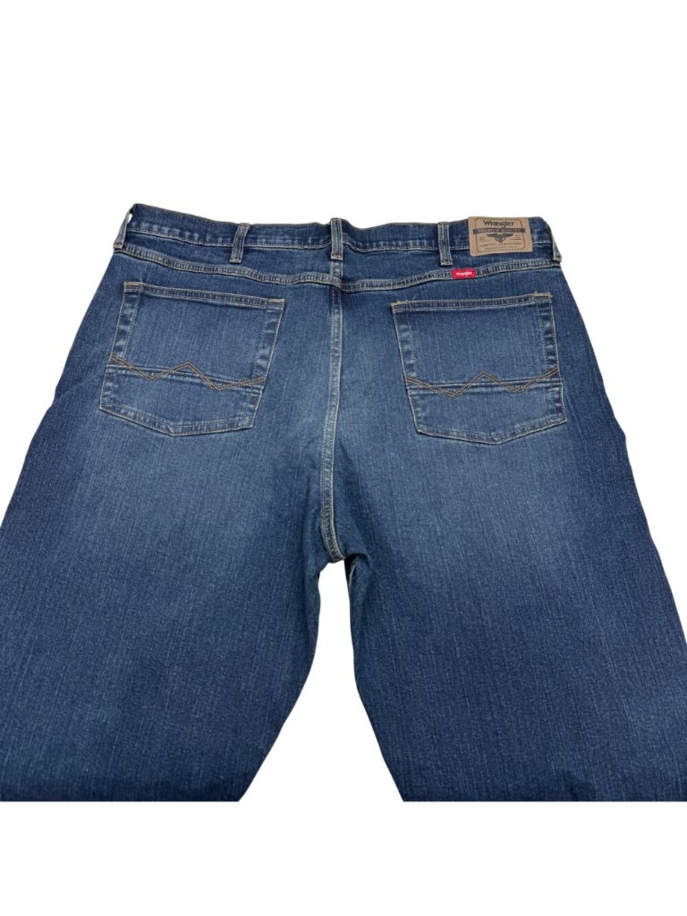 Wrangler Relaxed Boot Cut Blue Jean Men's Denim Pants, Size 38 x 32 - Picture 5 of 11